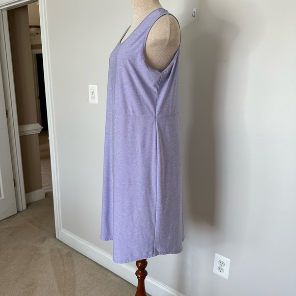 Duluth Trading Armachillo Cooling Sleeveless Dress Lavender Purple Size Large - Picture 5 of 7